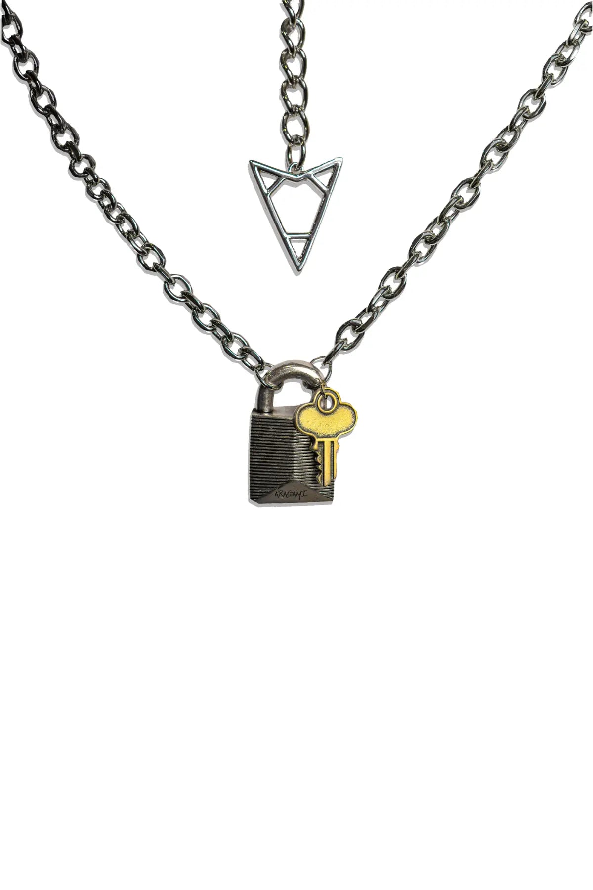 Lock & Key Pendant Necklace – Aragami Studio
