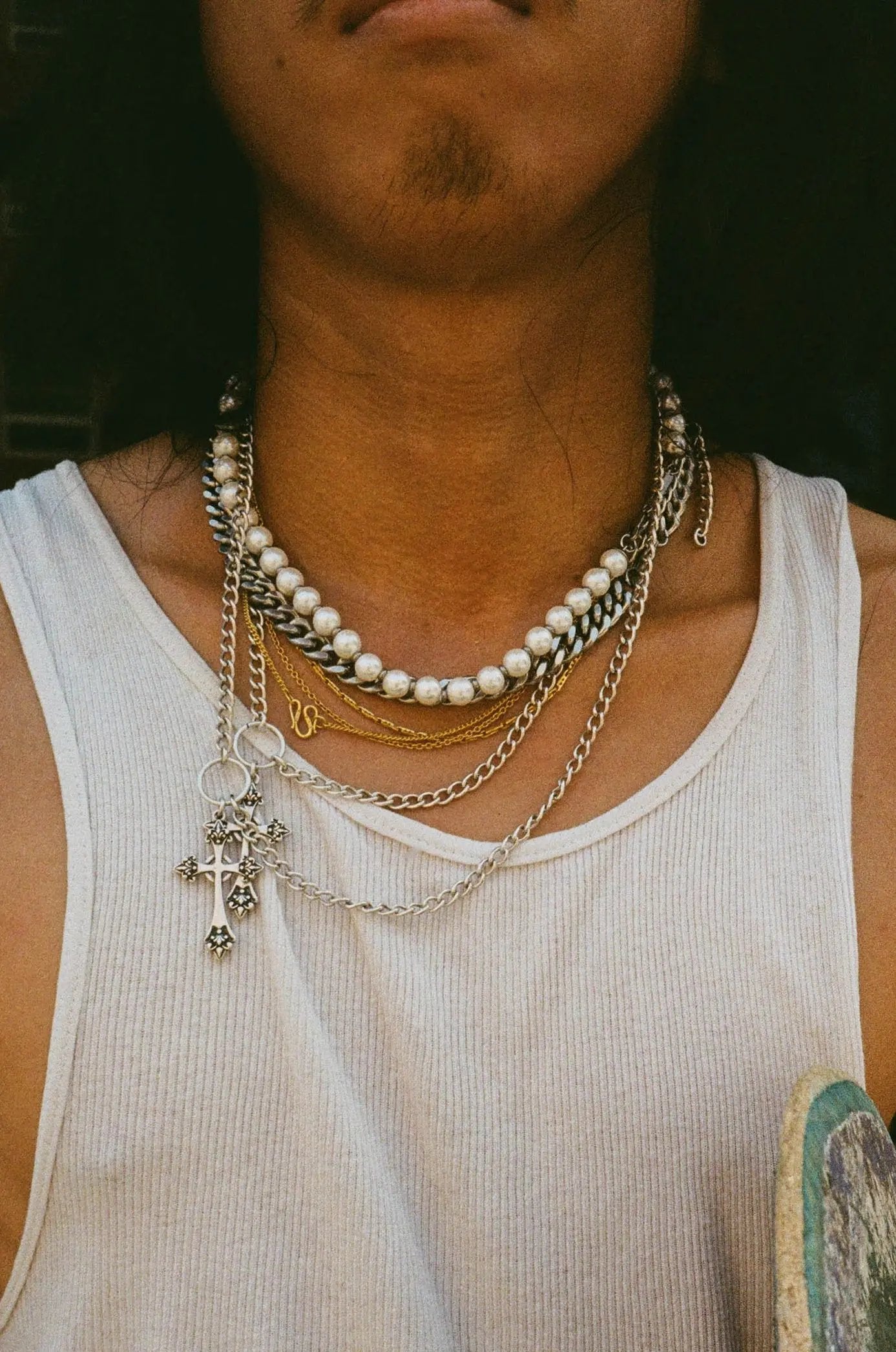 Pearl Necklace Choker Aragami