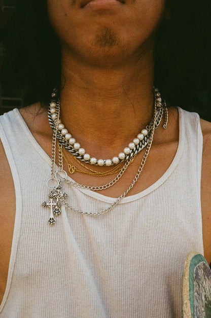 Pearl Necklace Choker Aragami