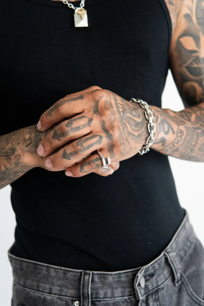 Silver Bolt Ring Aragami