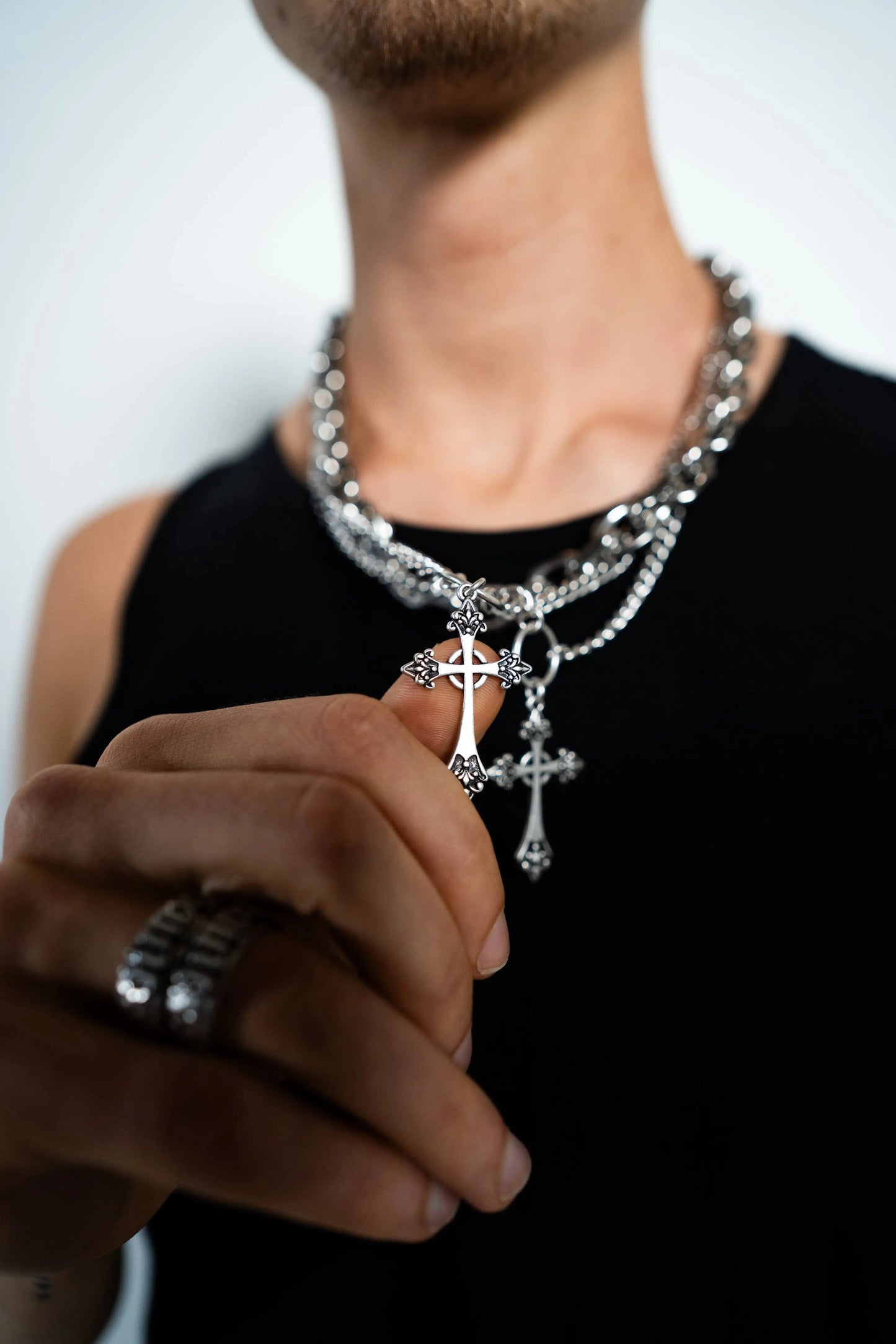 Holy Drip Cross Necklace Aragami