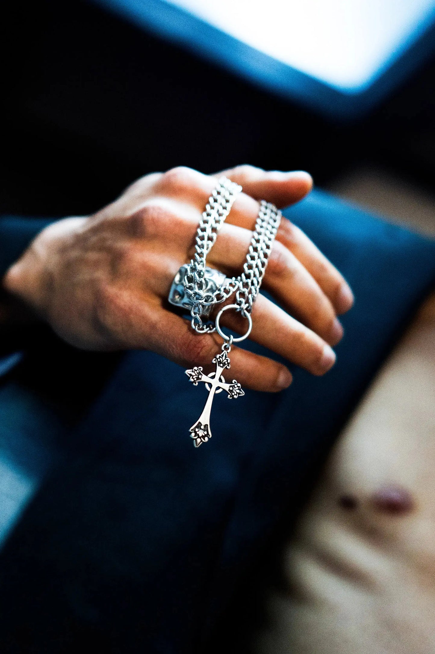 Holy Drip Cross Necklace Aragami